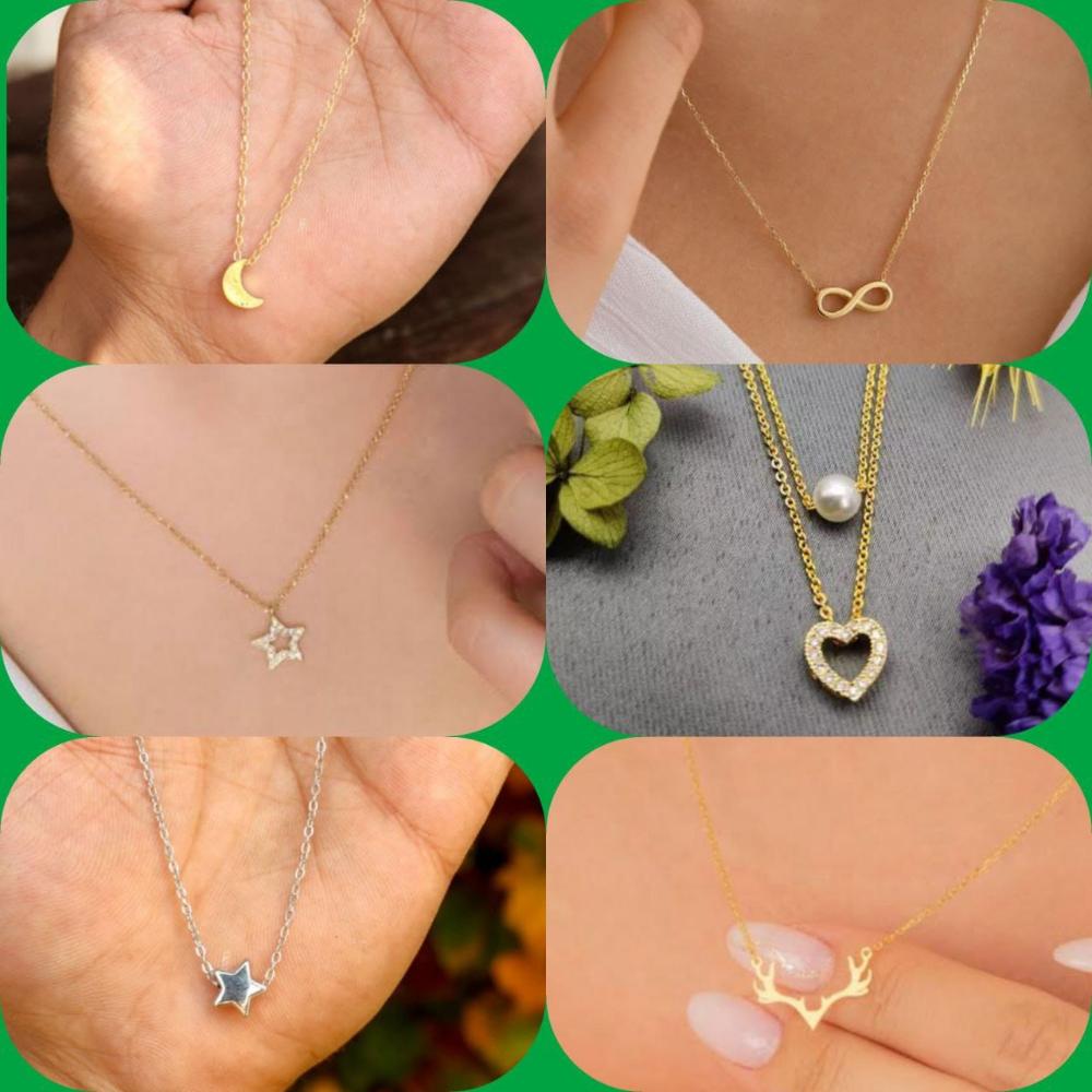 Surat Jewel Elegant Austrian Stone Assorted Design Chain Pendant