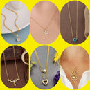 Surat Jewel Elegant Austrian Stone Assorted Design Chain Pendant