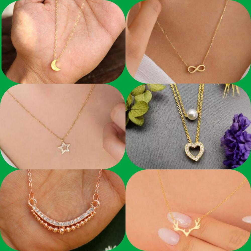 Surat Jewel Elegant Austrian Stone Assorted Design Chain Pendant