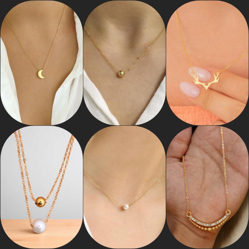 Surat Jewel Elegant Austrian Stone Assorted Design Chain Pendant