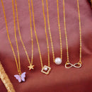 Surat Jewel Elegant Austrian Stone Assorted Design Chain Pendant
