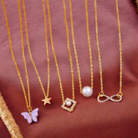 Surat Jewel Elegant Austrian Stone Assorted Design Chain Pendant