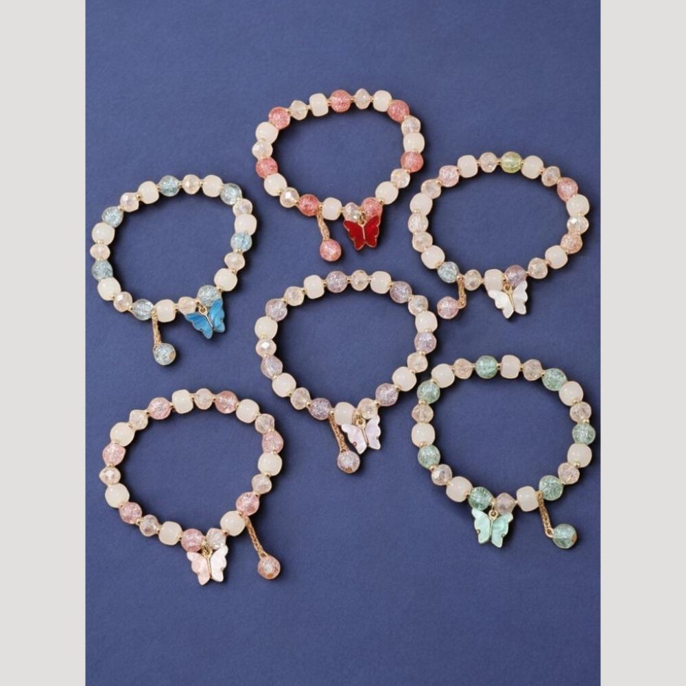 Surat Jewel Fashionable Trendy Beaded Charms Bracelet