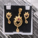 Santosh Chudighar Shimmering Austrian Stone Pendant Set