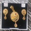 Santosh Chudighar Shimmering Austrian Stone Pendant Set