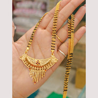 ZF Collection Traditional Meenakari Black Beads Mangalsutra