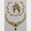 ZF Collection Sparkling American Diamond Necklace Combo Set