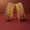 ZF Collection Designer Pota Stone Openable Bangles Set 