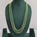 ZF Collection Traditional Beads Multi Layer Long Necklace Set 