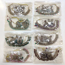 ZF Collection Glamorous Crystal Stone And Pearl Necklace Set