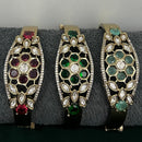 ZF Collection Designer Polki Kundan Stone Bracelet