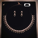 Ridhi Art Jewellery High-Polish Austrian Stone Glam Necklace Set