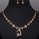 Ridhi Art Jewellery High-Polish Austrian Stone Glam Necklace Set