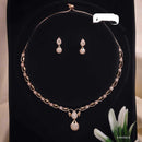 Ridhi Art Jewellery High-Polish Austrian Stone Glam Necklace Set