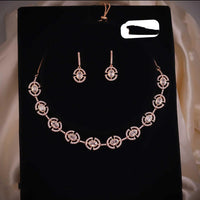 Ridhi Art Jewellery Royal Crystal And Austrian Stone Designer Necklace Set