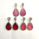 Ridhi Art Jewellery Pota Stone Designer Dangler Earrings