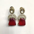 Ridhi Art Jewellery Pota Stone Designer Dangler Earrings