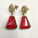 Ridhi Art Jewellery Pota Stone Designer Dangler Earrings