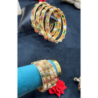 Ridhi Art Jewellery Meenakari Designer Bangles Set