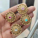 Ridhi Art Jewellery Traditional Pota Stone Finger Ring