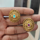 Ridhi Art Jewellery Traditional Pota Stone Finger Ring