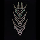 Ridhi Art Jewellery Glamorous American Daimond Necklace Set 