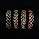 Ridhi Art Jewellery Sparkling American Diamond And Austrian Stone Openable Bracelet