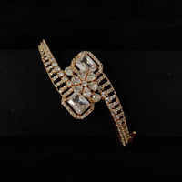 Ridhi Art Jewellery Sparkling American Diamond And Austrian Stone Openable Bracelet