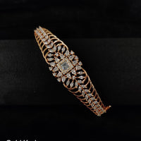 Ridhi Art Jewellery Sparkling American Diamond And Austrian Stone Openable Bracelet