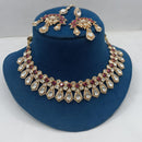 Ridhi Art Jewellery Regal Polki Kundan Stone Designer Choker Necklace Set