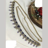 Ridhi Art Jewellery American Daimond And Beads Designer Kamarband for Women