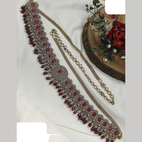 Ridhi Art Jewellery American Daimond And Beads Designer Kamarband for Women