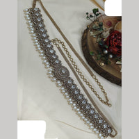 Ridhi Art Jewellery American Daimond And Beads Designer Kamarband for Women