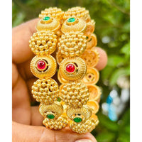 Royal Art Premium Finish Pota Stone Festive Bangles Set