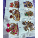 Rekha Gold Royal Meenakari And Pearl Designer Dangler Earrings