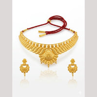 Kishi Jewels Traditional Gold Plated Choker Necklace Set (Pack of 6)