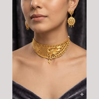 Kishi Jewels Traditional Gold Plated Choker Necklace Set (Pack of 6)