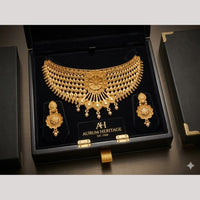 Kishi Jewels Traditional Gold Plated Choker Necklace Set (Pack of 6)