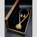Kishi Jewels Traditional Gold Plated Pota Stone And Beads Necklace Set (Pack of 6)