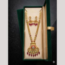 Kishi Jewels Traditional Gold Plated Pota Stone And Beads Necklace Set (Pack of 6)