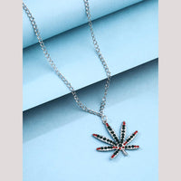 Viraasi Designer Austrian Stone Embellished Chain Pendant Girls & Women