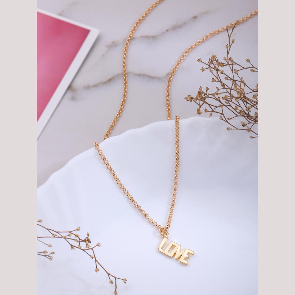 Viraasi Designer Austrian Stone Embellished Chain Pendant Girls & Women