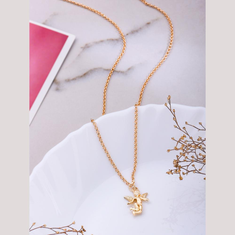 Viraasi Designer Austrian Stone Embellished Chain Pendant Girls & Women