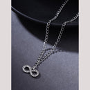Viraasi Designer Austrian Stone Embellished Chain Pendant Girls & Women