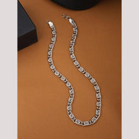 Viraasi Classic Silver Plated Chain For Men