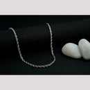 Viraasi Classic Silver Plated Chain For Men