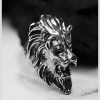 Viraasi Oxidised Plated Men's Statement Ring