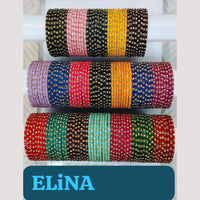 Chitra Bangles Multi Color Bangle (12 Piece In One Box)