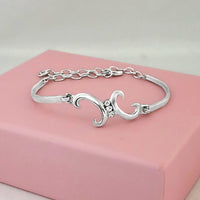 Urthn Silver Plated Austrian Stone Bracelet - 1400555A (Pack Of 6)