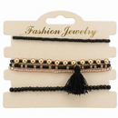 Urthn Vintage Tassel and Beads  Bracelet Set for women(Pack of 3)